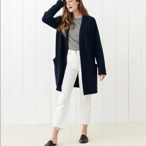 Brand new JENNI KAYNE Boucle Sweater Coat (XS).